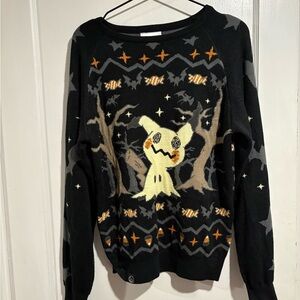 Pokémon Center Mimikyu Spooky Celebration Sweater